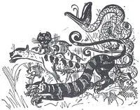 An illustration from Albert Robida - Voyages très extraordinaires de Saturnin Farandoul, 1879 page 232 (1879)