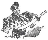 An illustration from Albert Robida - Voyages très extraordinaires de Saturnin Farandoul, 1879 page 614 (1879)