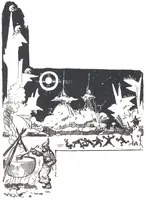 An illustration from Albert Robida - Voyages très extraordinaires de Saturnin Farandoul, 1879 page 684 (1879)