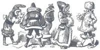 An illustration from Albert Robida - Voyages très extraordinaires de Saturnin Farandoul, 1879 page 686 (1879)