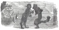 An illustration from Albert Robida - Voyages très extraordinaires de Saturnin Farandoul, 1879 page 690 (1879)
