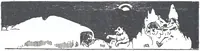 An illustration from Albert Robida - Voyages très extraordinaires de Saturnin Farandoul, 1879 page 684 (1879)