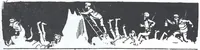 An illustration from Albert Robida - Voyages très extraordinaires de Saturnin Farandoul, 1879 page 695-3 (1879)