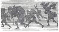 An illustration from Albert Robida - Voyages très extraordinaires de Saturnin Farandoul, 1879 page 718 (1879)