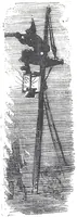 An illustration from Albert Robida - Voyages très extraordinaires de Saturnin Farandoul, 1879 page 755 (1879)