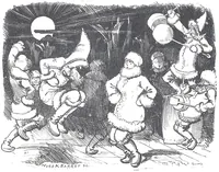 An illustration from Albert Robida - Voyages très extraordinaires de Saturnin Farandoul, 1879 page 756 (1879)