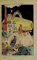 An illustration from Robida - Le Vingtième siècle - couverture (1879)