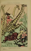 An illustration from Les reines chargèrent avec furie (1879)