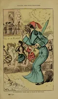 An illustration from Le mystérieux nabab sur la plage de Trouville (1879)