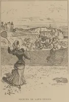 An illustration from Joueurs de lawn-tennis - 1883 (1883)