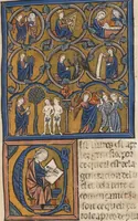 An illustration from Bible du XIIIème siècle (Part 1: Genesis – Psalms) (1250)
