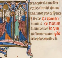 An illustration from Bible du XIIIème siècle (Part 2: Proverbs – Apocalypse) (1250)