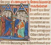 Picture 4 of 5 from Bible du XIIIème siècle (Part 2: Proverbs – Apocalypse) (1250), leaf 399