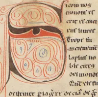 Picture 10 of 21 from Composite Manuscript: Garin le Loherain, Perceval, Chroniques, Parthenopeus de Blois, Durmart le Gaulois etc., French (1250), leaf 351