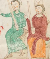 Picture 20 of 51 from Petrus de Ebulo: Liber ad honorem Augusti, lat. (1195), leaf 41