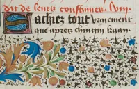 An illustration from Marco Polo: Devisement du monde; Jean de Mandeville: Voyages; Jean le Long d'Ypres: Récits de voyages (1450)