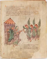 An illustration from Prudentius, Carmina (900)