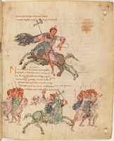 An illustration from Prudentius, Carmina (900)