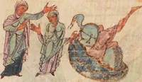 An illustration from Prudentius, Carmina (900)