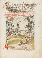 An illustration from Österreichische Chronik der 95 Herrschaften (1479)