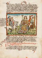 An illustration from Österreichische Chronik der 95 Herrschaften (1479)