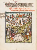 An illustration from Österreichische Chronik der 95 Herrschaften (1479)