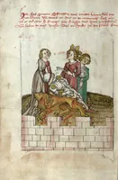 Picture 14 of 20 from Wolfram von Eschenbach: Parzival, German (1467), leaf 242