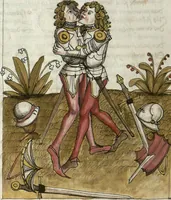 Picture 17 of 20 from Wolfram von Eschenbach: Parzival, German (1467), leaf 322