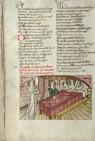 Picture 1 of 20 from Wolfram von Eschenbach: Parzival, German (1467), leaf 42