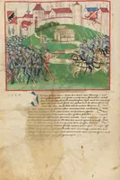 An illustration from Diebold Schilling, Amtliche Berner Chronik, vol. 1 (1478)
