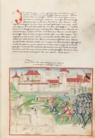 An illustration from Diebold Schilling, Amtliche Berner Chronik, vol. 1 (1478)