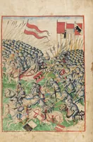 An illustration from Diebold Schilling, Amtliche Berner Chronik, vol. 1 (1478)