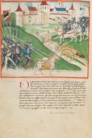 An illustration from Diebold Schilling, Amtliche Berner Chronik, vol. 1 (1478)