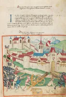 An illustration from Diebold Schilling, Amtliche Berner Chronik, vol. 1 (1478)