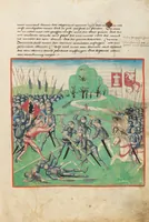 An illustration from Diebold Schilling, Amtliche Berner Chronik, vol. 1 (1478)
