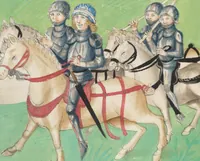 An illustration from Diebold Schilling, Amtliche Berner Chronik, vol. 1 (1478)