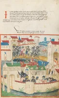An illustration from Diebold Schilling, Amtliche Berner Chronik, vol. 1 (1478)