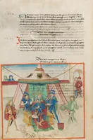 An illustration from Diebold Schilling, Amtliche Berner Chronik, vol. 1 (1478)