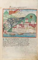 An illustration from Diebold Schilling, Amtliche Berner Chronik, vol. 1 (1478)