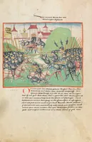 An illustration from Diebold Schilling, Amtliche Berner Chronik, vol. 1 (1478)