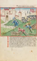 An illustration from Diebold Schilling, Amtliche Berner Chronik, vol. 1 (1478)