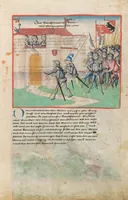 An illustration from Diebold Schilling, Amtliche Berner Chronik, vol. 1 (1478)