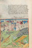An illustration from Diebold Schilling, Amtliche Berner Chronik, vol. 1 (1478)