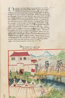 An illustration from Diebold Schilling, Amtliche Berner Chronik, vol. 1 (1478)