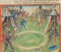 An illustration from Diebold Schilling, Amtliche Berner Chronik, vol. 1 (1478)