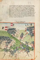 An illustration from Diebold Schilling, Amtliche Berner Chronik, vol. 1 (1478)