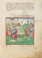 An illustration from Diebold Schilling, Amtliche Berner Chronik, vol. 1 (1478)