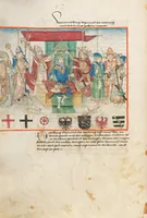 An illustration from Diebold Schilling, Amtliche Berner Chronik, vol. 1 (1478)