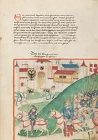 An illustration from Diebold Schilling, Amtliche Berner Chronik, vol. 1 (1478)