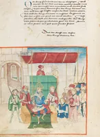 An illustration from Diebold Schilling, Amtliche Berner Chronik, vol. 1 (1478)
